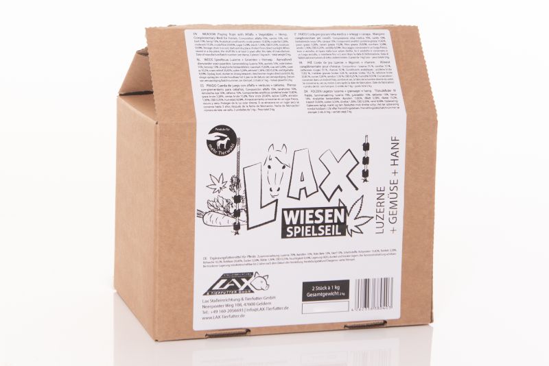 Lax Wiesen Spielseil - Luzerne + Gemüse & Hanf 2er Pack